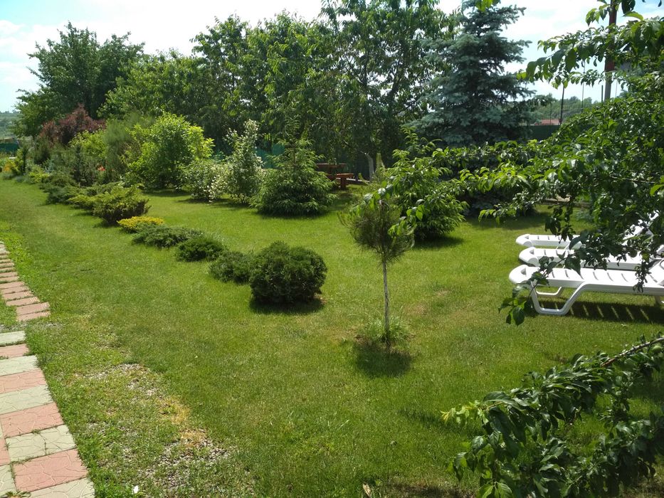 Аренда дома посуточно, территория. Беседки, манглы, стадион., бассейн.