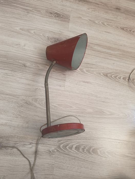 Lampa biurkowa, warsztatowa z PRL