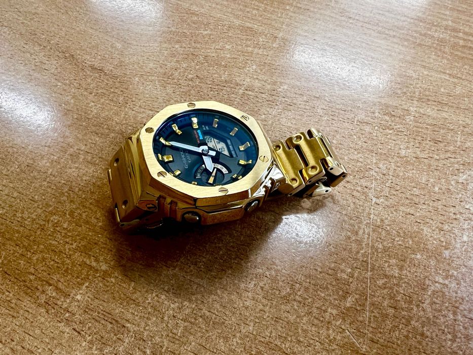 Casio G-Shock GA-B2100 Custom Gold Szafir Solar Bluetooth