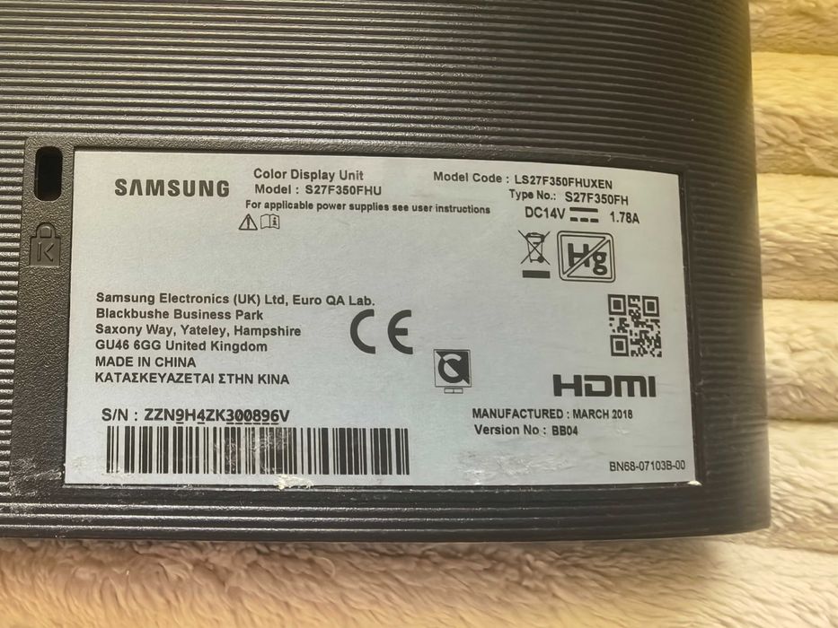 Monitory Samsung S27F350