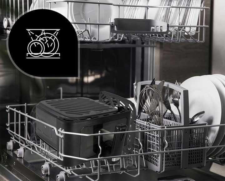 4w1 ZESTAW Frytkownica beztłuszczowa duża 6,5L AIR FRYER frytownica