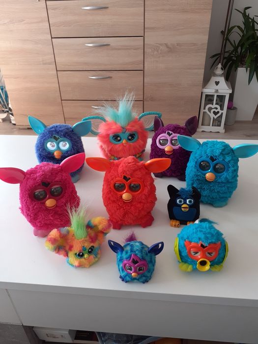 Furby oryginał interaktywne 10 szt. zestaw.