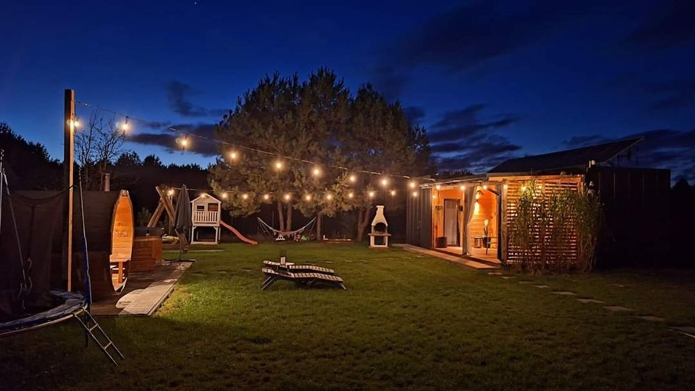 Domek Zielony Zakątek 1 Radawa wynajem Balia Sauna Jacuzzi