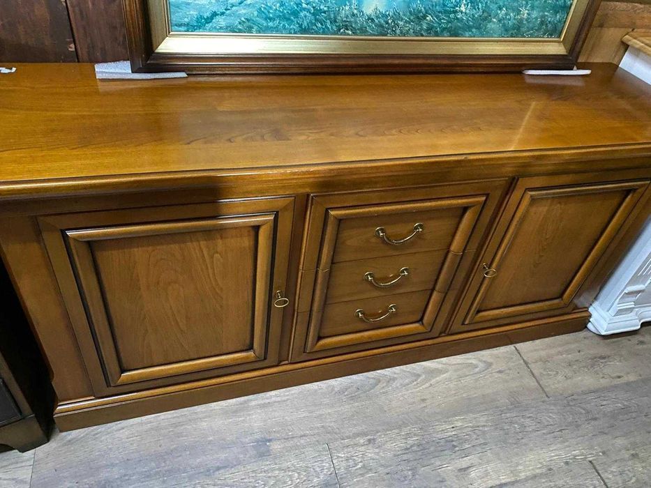 Komoda drewniana lakierowana elegancka solidna stan bdb