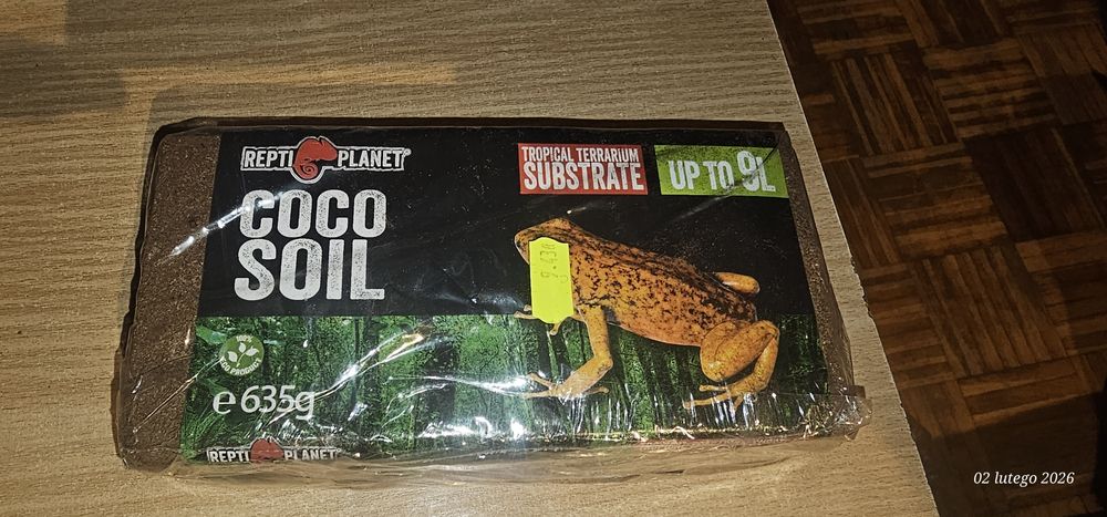 Substrat kokosowy, podłoże do terrarium