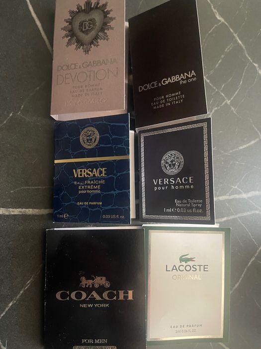 Набір міні парфумів для чоловіків. Італія, Франція.