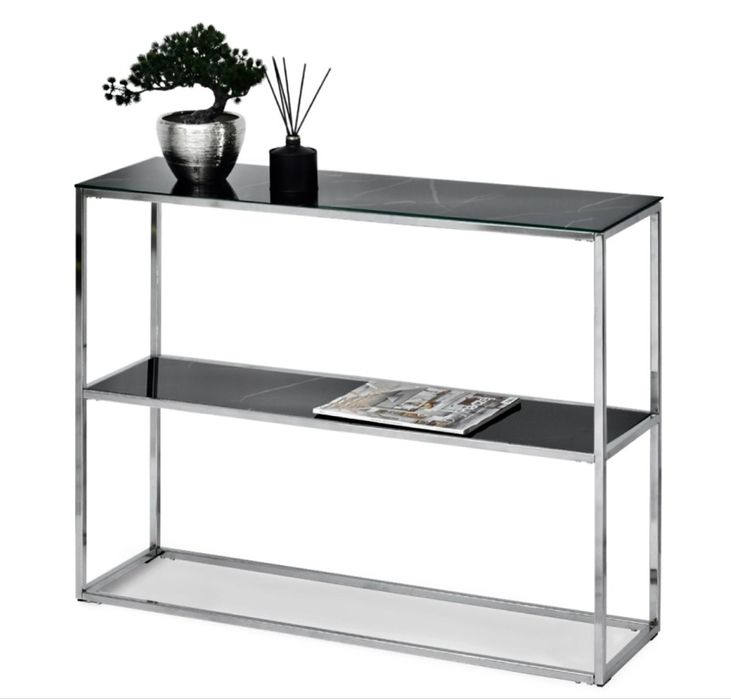 Konsola glamour bali marmur szkło toaletka biurko