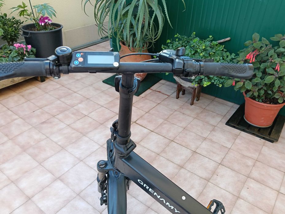 Bicicleta elétrica Shimano de 7 velocidades