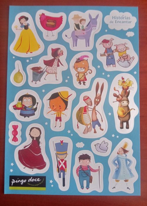 Caderneta Histórias de encantar pingo doce