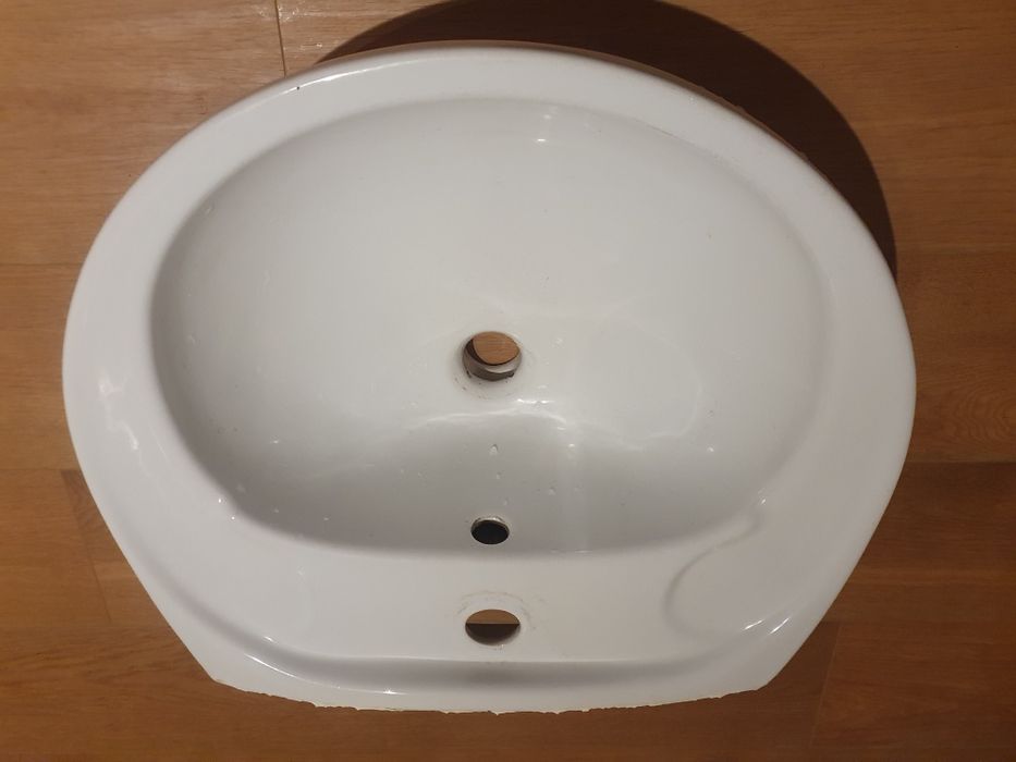 Umywalka łazienkowa z demontażu, 50x40cm, stan BDB