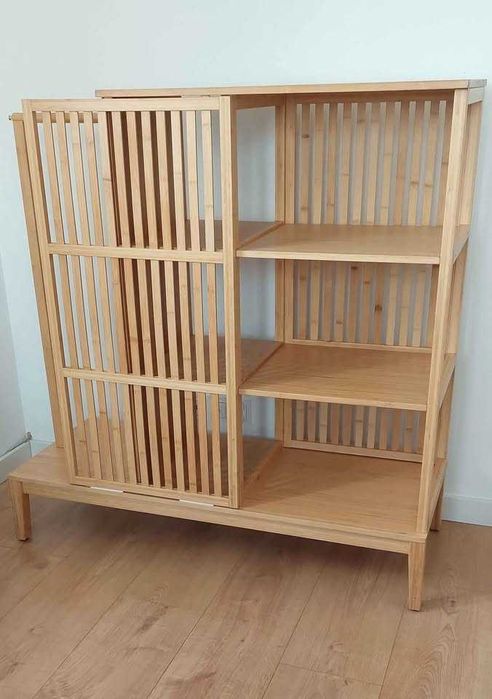 Bambusowa szafka z kolekcji IKEA NORDKISA. Stan idealny.