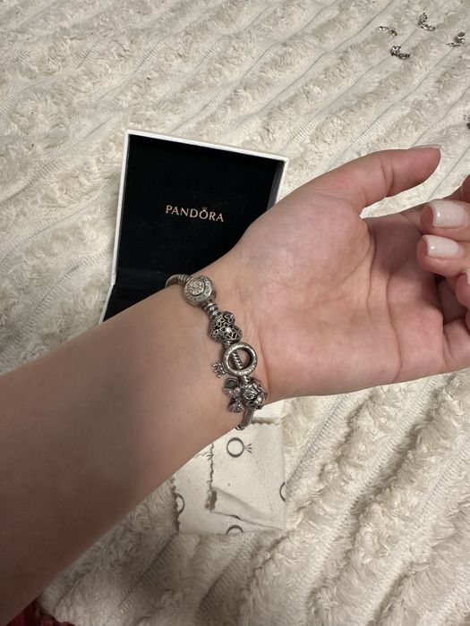 Браслет пандора браслет жіночий оригінал з шармами pandora