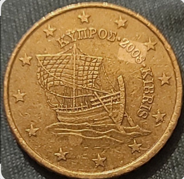 Moeda 0,50€, Chipre 2008