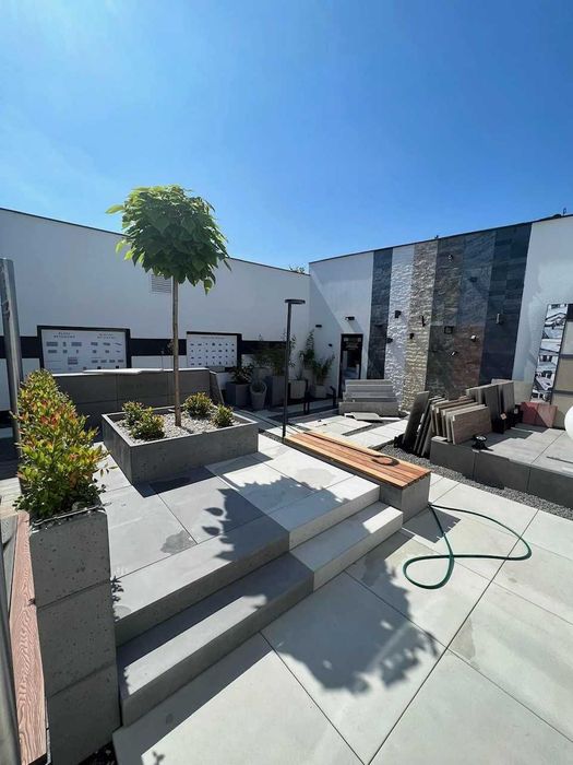 Płyty Tarasowe z betonu architektonicznego  Taras Beton MOŻLIWY MONTAŻ