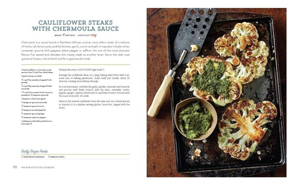 Livro “How not to die, Cookbook” - Michael Greger