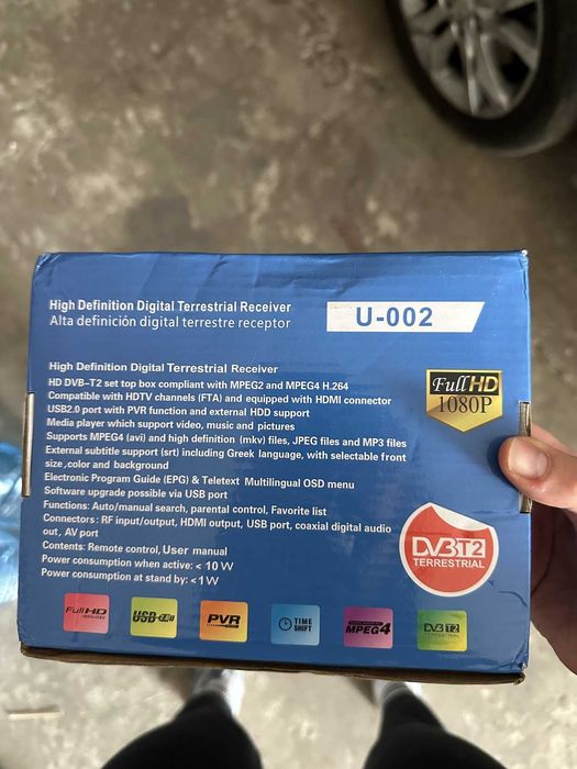 ТВ-тюнер U-002 DVB-T2 з Wi-Fi та USB