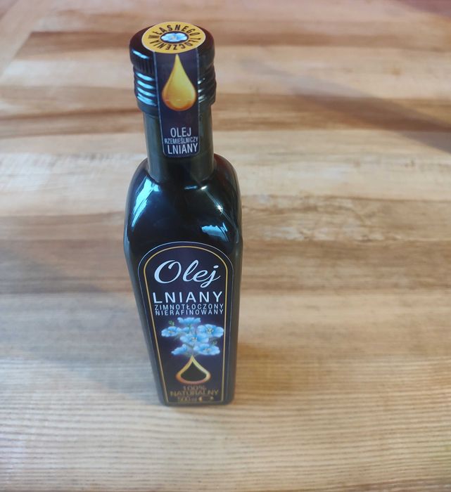 Olej zimnotłoczony nierafinowany