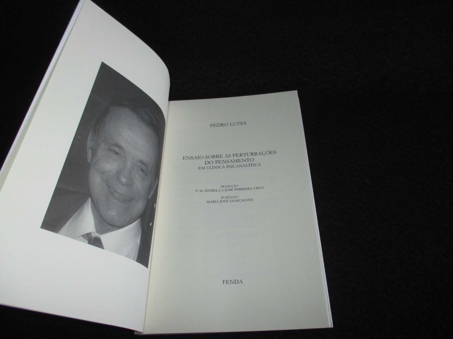 Livro Ensaio sobre as Perturbações do Pensamento Clínica Psicanalítica