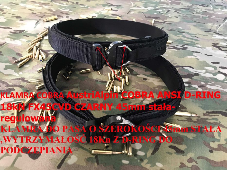 Pas taktyczny D-ing dwuczęściowy AustriAlpin  molle, wojsko ,