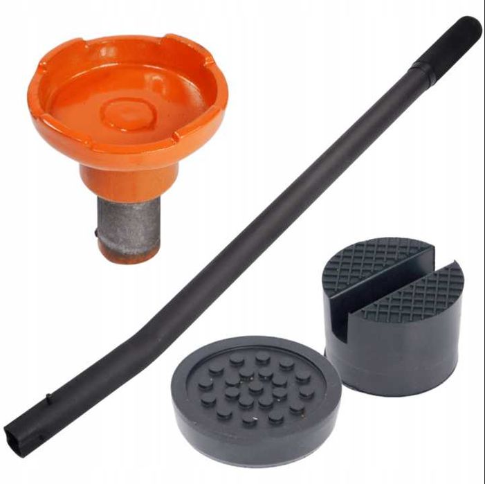 PODNOŚNIK niskoprofilowy ŻABA 2,5T 2x GUMA ZWYŻKA lewarek SOLIDNY