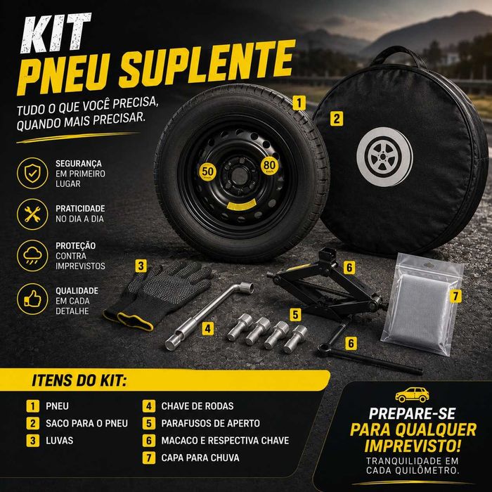 Kit Pneu Suplente