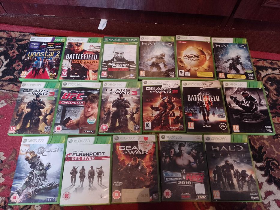 Xbox 360 GTA.halo.pady zasilacz dysk