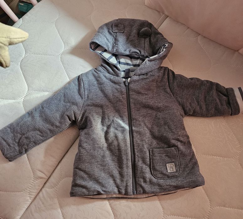 Bluza dwustronna dziecieca misiu 68 nowa bez metki