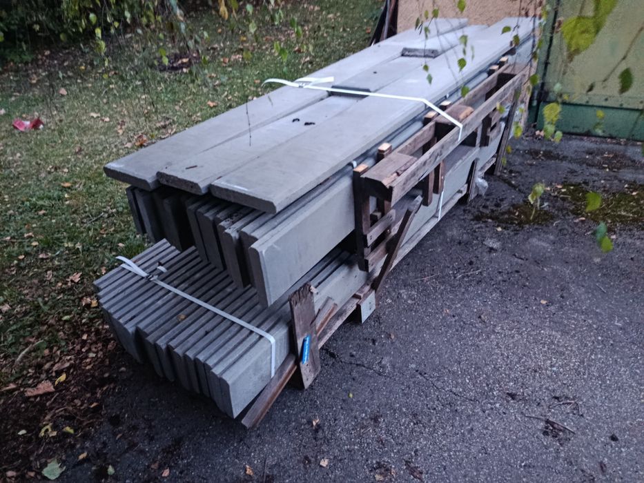 Beton, podmurowka krawężnik uszkodzone 250 cm 20 cm