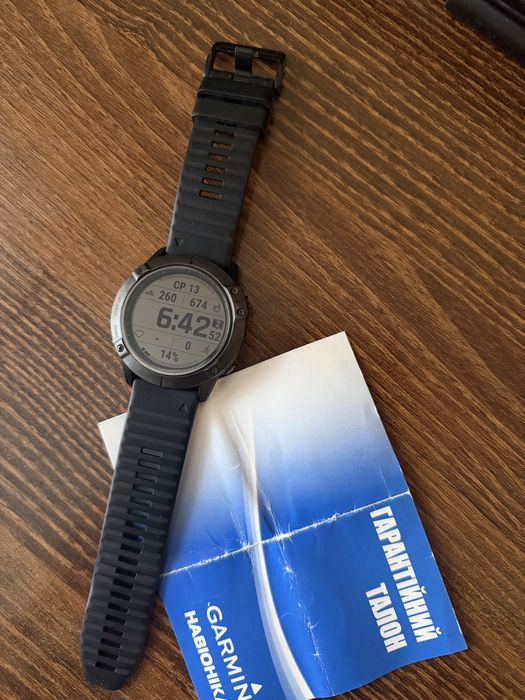 Годинник Garmin fenix 6X sapphire