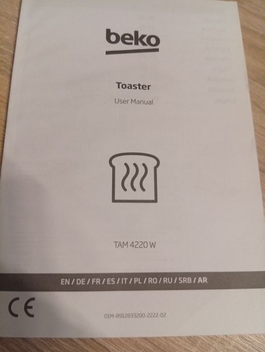 Toster  opiekacz..Beko