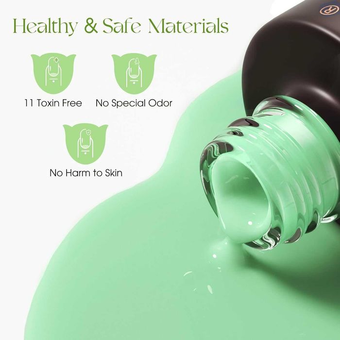 ROSALIND Lakier do paznokci UV, pastelowy, 6 kolorów