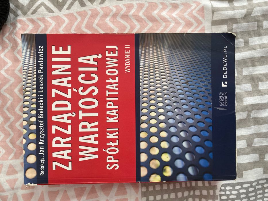 Książka Zarządzanie wartością spółki kapitałowej