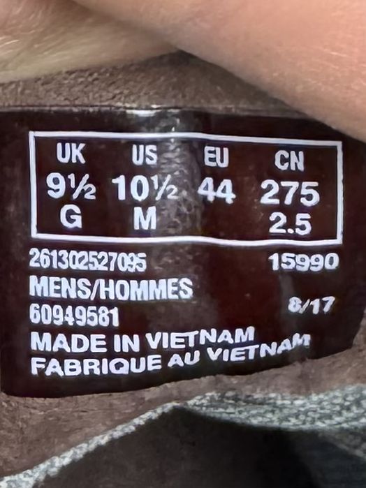 Clarks gore-tex ботинки 44 размер кожаные коричневые