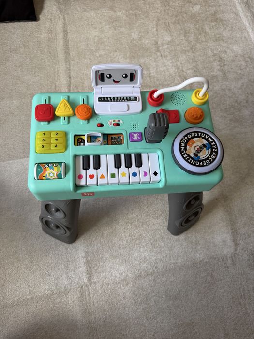 Столик fisher price dj table англійською