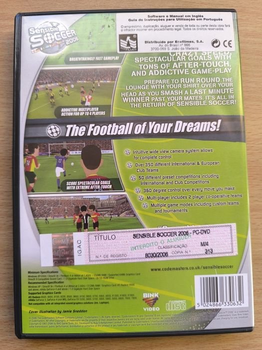 Jogo Sensible Soccer 2006 PC