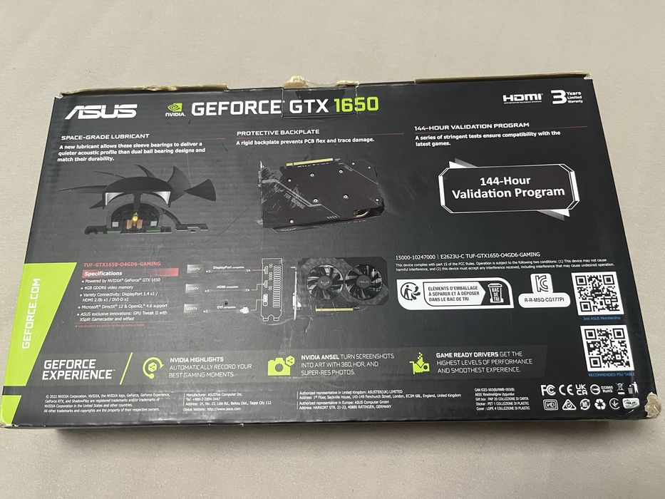 GTX 1650 Gddr6 Tuf