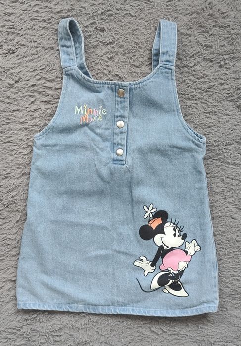 Sukienka Jeansowa Minnie Mouse Primark rozm.98