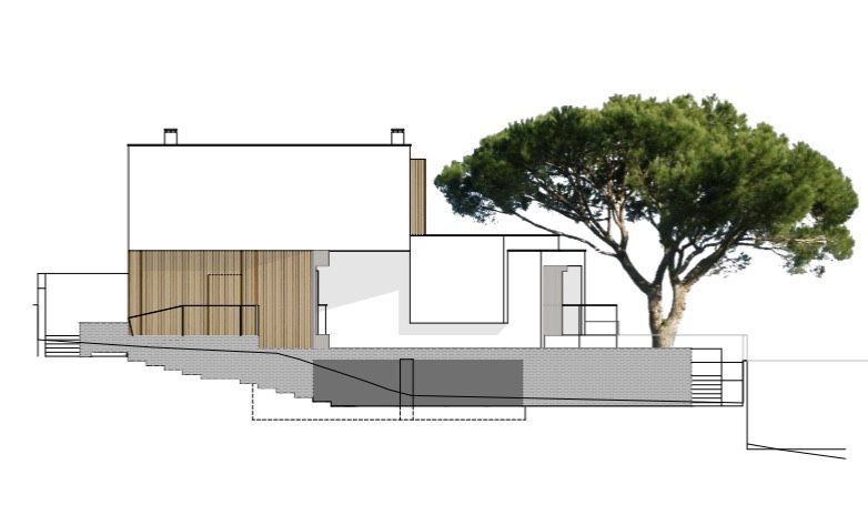 Terreno para Construção com Projeto Aprovado — Moradia T4 com Piscina