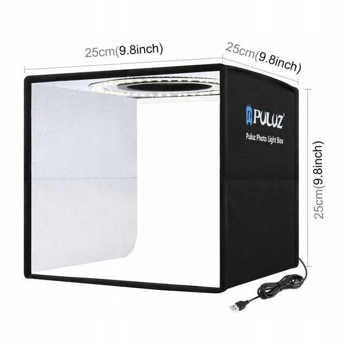 WYPRZEDAŻ Namiot Bezcieniowy Fotograficzny 25cm Do Zdjęć Produktowych