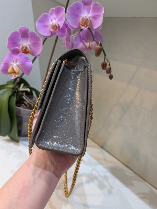 Сумка  Balenciaga  25 см довжина з натуральної шкіри, сумочка Балансиага кожаная