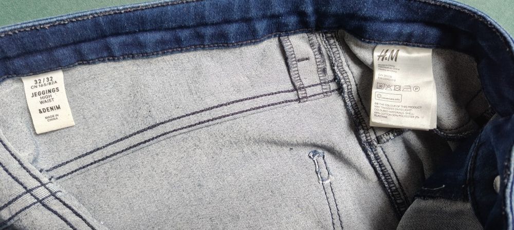 W 32 L 32 L 40 H&M jegginsy hm damskie jeansy dżinsy skinny