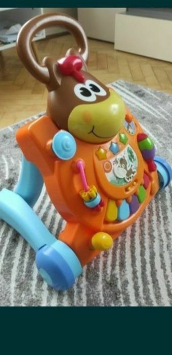 4 w 1 Chodzik jezdzik pchacz stolik edukacyjny  4 w 1