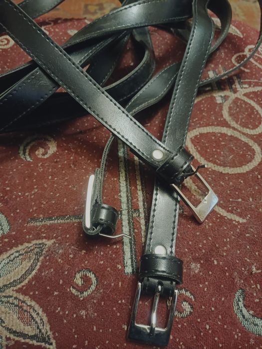 Молнии черные 60см Ремни