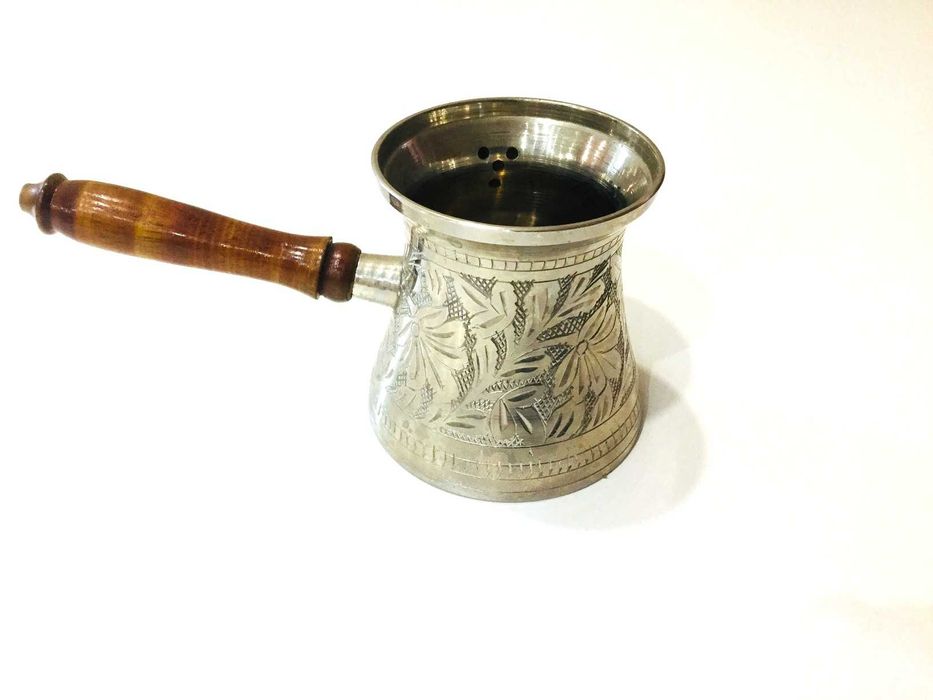 Професійна нова  мідна турка 360 мл | Стінки 2 мм | Ідеальна для кави