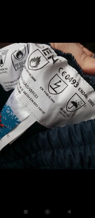 Spodnie ognioodporne, przeciwdeszczowe XL itp- nowe