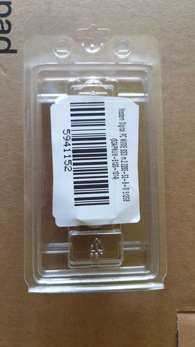 Dysk SSD NVMe 512GB WD GEN3, PC SN720, 3400 Mbs PCI-E M.2 2280, GW12