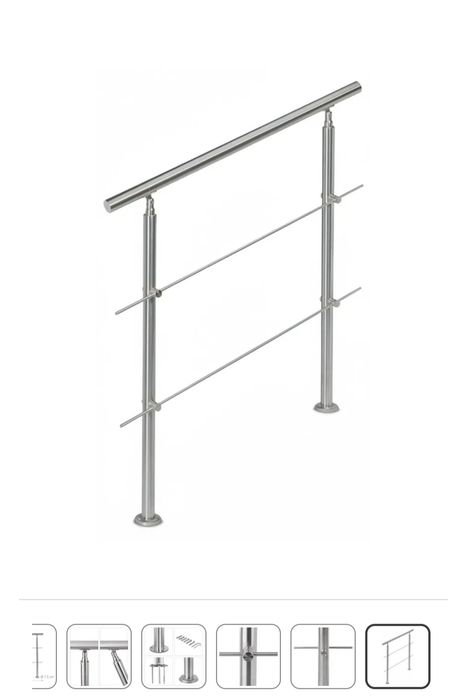 Nowy zestaw balustrady ze stali nierdzewnej
