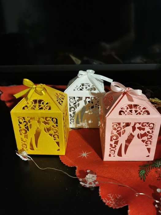 Pudełko na podziękowanie z okazji ślubu