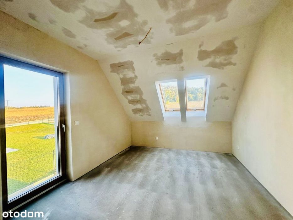 Nowy dom 122 m² z pompą ciepła i garażem – Sobótka