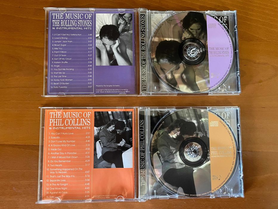 CD.s Roling Stones, Phil Collins e Neneh Cherry